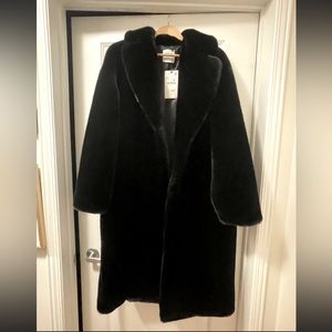 Zara (feels like Mink) Faux Fur Coat XXL